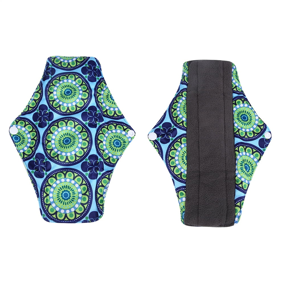 Mgaxyff Sanitary Pad,9 Types Women Reusable Washable Panty Liner Bamboo