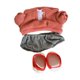 thumbnail image 1 of Ropa para muñecas de 14,5 pulgadas, camisa, pantalones, conjunto con un par de zapatos, suéter suave, camisa, pantalones cortos, ropa de muñeca a la rojo, 1 of 8