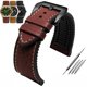 thumbnail image 3 of Correa de reloj de piel italiana + base de silicona de 20 mm, 22 mm y 24 mm para Omega Breitling Avenger, correa de caucho resistente al agua para hombre, 3 of 5