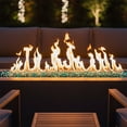 thumbnail image 7 of Blue Ridge Brand Reflective Fire Glass Diamonds - Professional Grade Fire Pit Glass - 1" Reflective Glass for Fire Pit and Landscaping - Bulk and Contractor Quantities Available, 7 of 7