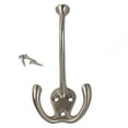 thumbnail image 3 of GlideRite 4-1/2 in. Large Tri Wall Coat Hooks, Satin Nickel, Pack of 5, 3 of 4