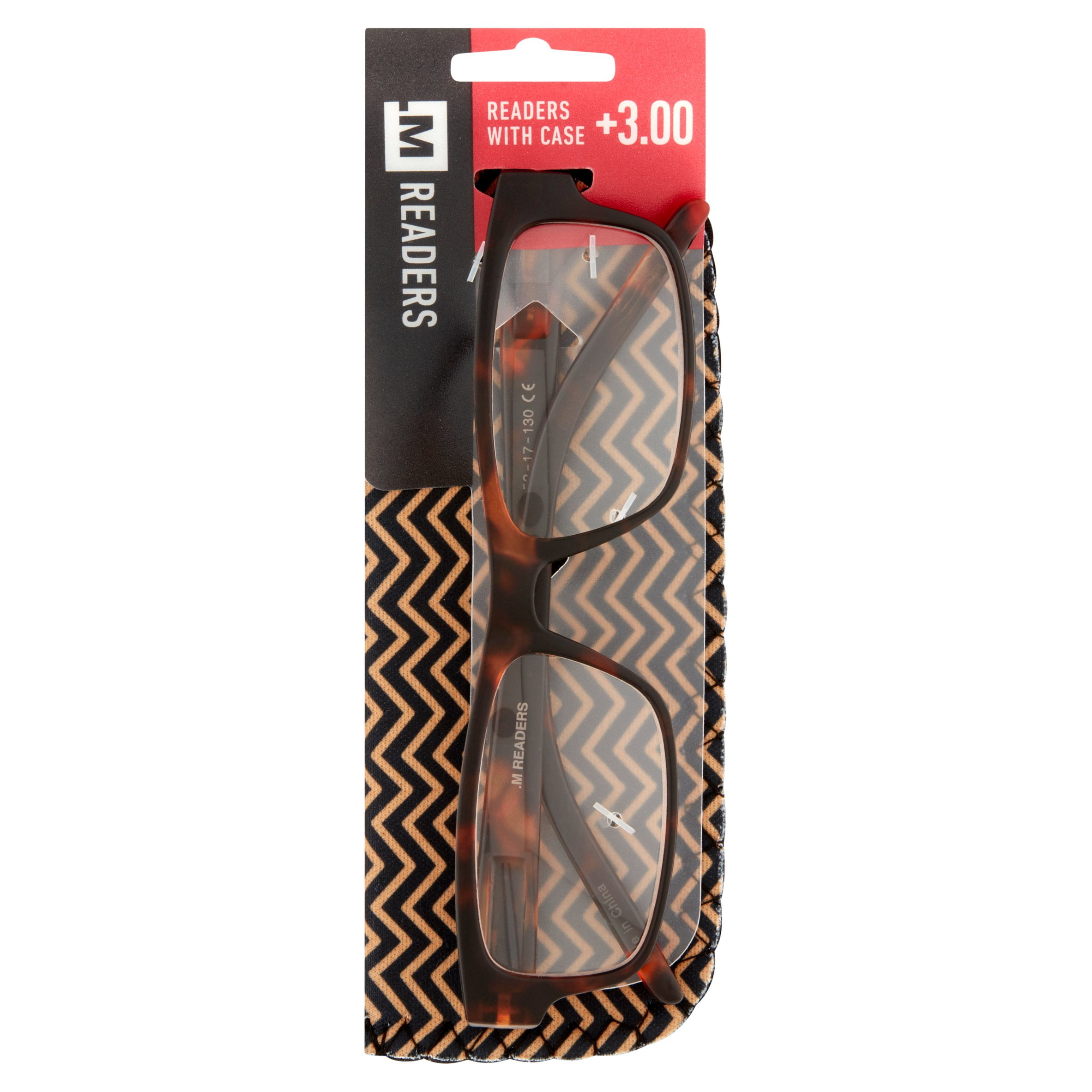 M Readers +3.00 Readers with Case