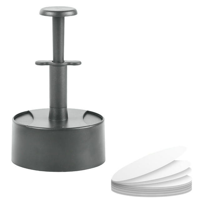 asddcavvf Lightweight And Convenient Round Hamburger Patties Household Kitchen Manual Non Stick Meat Mini Cookie Plunger