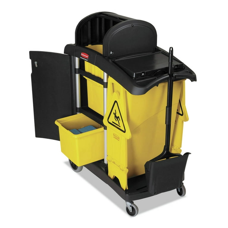 Rubbermaid, 9T75, High Security, Janitor Cart
