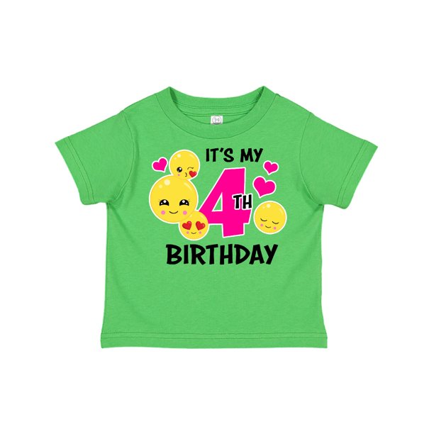 INKtastic - Inktastic Its My 4th Birthday with Emojis ...