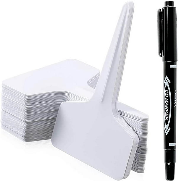 100 Pcs Plant Labels Plastic Plant Tags Nursery Garden Labels - Walmart.com