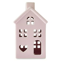 Ceramic House Tabletop Decoration, Pink, 8", Valentine's Day by Way To Celebrate