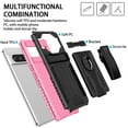 thumbnail image 4 of for Google Pixel 9 / 9 Pro Case - Heavy Duty Phone Holster with Belt Clip | with Kickstand | Shockproof, Dual Layer Protective | Drop Protection Hybrid Case for Google Pixel 9 / 9 Pro | Pink, 4 of 15