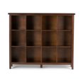 thumbnail image 5 of Simpli Home Artisan SOLID WOOD 48 inch x 57 inch Transitional 12 Cube Storage in Russet Brown, 5 of 5