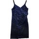 thumbnail image 1 of Vestido cruzado de cóctel con correas con cuentas Ralph Lauren Mujer Azul 12, 1 of 2