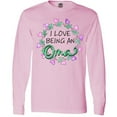 thumbnail image 3 of Inktastic I Love Being an Oma- Circle of Hearts Long Sleeve T-Shirt, 3 of 5
