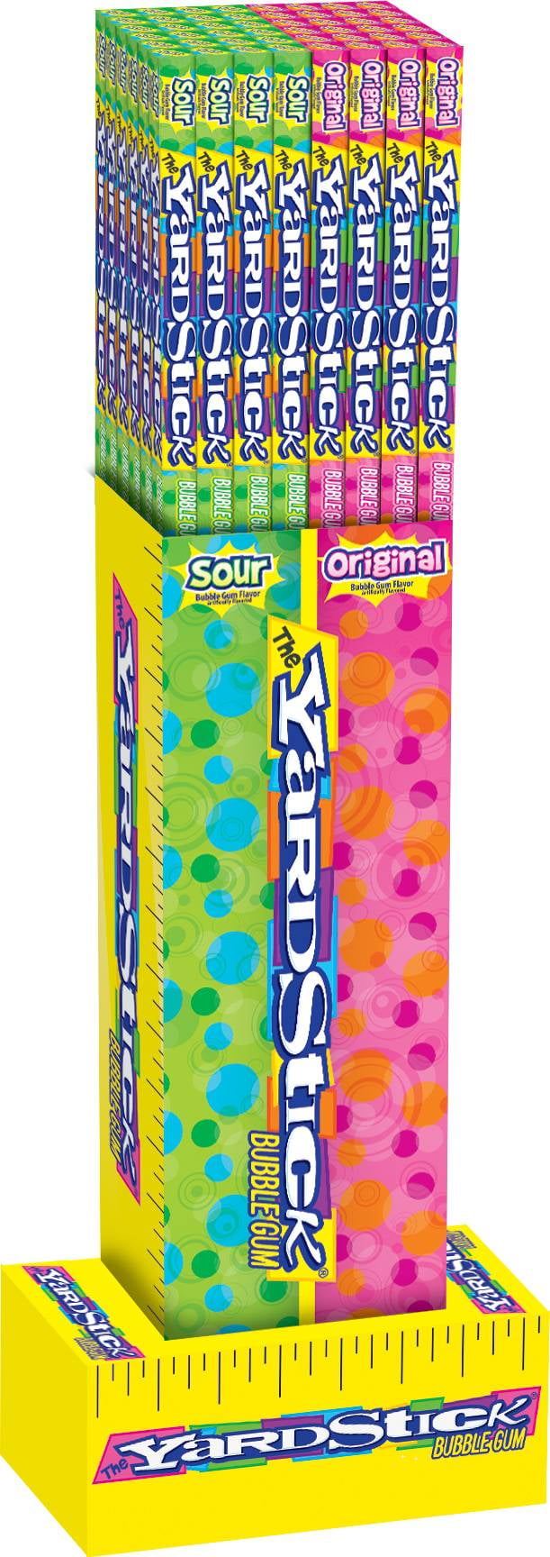 The Yardstick Original Sour Bubble Gum 96 per case.