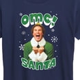 thumbnail image 3 of ELF - Christmas Omg Santa - Women's Short Sleeve Graphic T-Shirt, 3 of 5