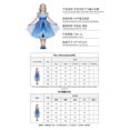 thumbnail image 4 of Snow Queen Princess Dress Sparkle Ice Fairytale Outfit Gown Halloween Fancy Dress Party Cosplay Costumes, 4 of 4