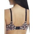thumbnail image 2 of Maidenform® Comfort Devotion® Full Coverage T-Shirt Bra Abstract Floral Print/Black 36C Women's, 2 of 2