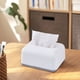 thumbnail image 5 of Tissue box, facial paper organizer, tissue cover box for kitchen bathroom vanity countertops bedroom dressers tables gift, foldable 2-tier design, metal frame, for office use,topliu, 5 of 9