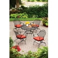 thumbnail image 3 of Better Homes & Gardens Clayton Court Outdoor Metal 5-Piece Dining Set, Red, 3 of 8