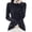 Black, variant on Women's Oversized Pullover Sweater – Soft Ribbed Knit Long Sleeve Round Neck Loose Fit Solid Color Casual Comfortable Top for Fall Winter