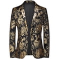 thumbnail image 3 of Chaqueta de traje informal de negocios de otoño para hombre, traje ajustado para hombre, 3 of 5