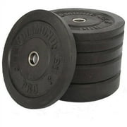 Diamond Pro Crumb Bumper Plate Set, 160 lbs