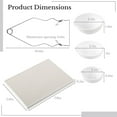 thumbnail image 4 of 5 Pcs Crucible Kit, Small Melting Crucible Bowl Set with Honeycomb Soldering Board & Whip Tongs Handle 2A, Heat-Resistant Quartz Casting Dish Cups for Melting Gold, Silver, Copper, 4 of 5