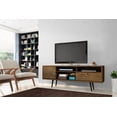 thumbnail image 2 of Liberty 70.86" Mid-Century Modern TV Stand with 4 Shelving Spaces and 1 Drawer  with Solid Wood Legs, 2 of 3