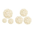 thumbnail image 1 of 6 Uds Bola De Mimbre De Ratán Natural Accesorios Para Fotos Hogar Boda DIY Baratija, 1 of 9