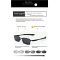 thumbnail image 3 of Sport Riding Retro Square Sunglasses 5040 – UV400 Polarized Lens, Lightweight Metal Frame, 3 of 5