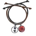 thumbnail image 1 of Compass Stream Tree Art Pattern Bracelet Rope Hand Chain Leather Pink Bracelet,children,male, 1 of 2