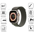 thumbnail image 2 of Fit For Apple Watch Ultra (2022) [3-Pack BISENTEK] Screen Protector Tempered Glass, 9H Hardness, Anti-Scratch, Anti-Shock, Bubble Free, Shatterproof, 2 of 4