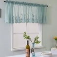 thumbnail image 3 of Lace Textured Valance, 51" W x 16" L - Bohemia Kitchen Curtains & Wall Decor - Bathroom Window Curtains 50% Saving, 3 of 7