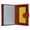 Red, variant on Genuine Eel Skin Credit Card Case with Snap Closure E 570