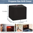 thumbnail image 2 of HLONK Waterproof Polyester Propane Gas Grill Cover with Drawstring Closure  Outdoor Protection for Big Horn Portable Infrared BBQ Grill/ Steak Cooker/ Salamander Broiler/ Barbecue Propane, 2 of 6
