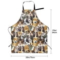 thumbnail image 4 of Rateoe Cute Dog Aprons with Pocket,Men Womens Aprons Waterproof Adjustable Cooking Aprons for Kitchen Gardening and Salon, 4 of 7