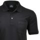 thumbnail image 3 of RAGMAN Polo Hombre - Top, Polo de Punto Suave, Mezcla de Algodón, Bolsillo en el Pecho, Tapeta de Botones, Corto, Color sólido Negro 7XL (XXXXXXX-Large), 3 of 4