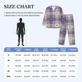 thumbnail image 6 of Kll Heart Check Plaid Sleepwear Mens Flannel Pajamas,Long Cotton Pj Set, 6 of 9