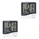thumbnail image 2 of Wosthever Mini termómetro digital Medidor de humedad Temperatura ambiente Interior LCD Despertador Higrómetro 9.5 cm * 10.5 cm 2piezas, 2 of 6