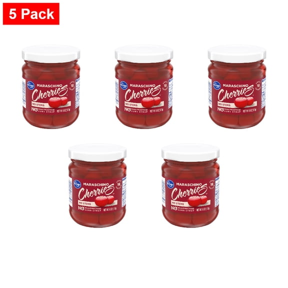 Kroger Maraschino Cherries 6 oz - 5 Pack