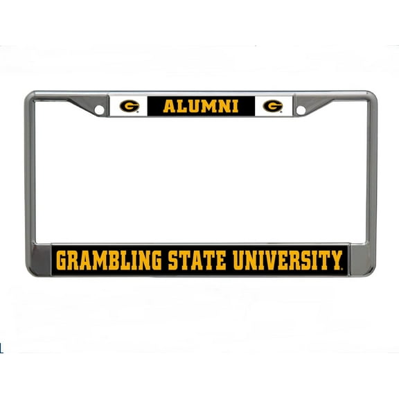 Grambling State University Alumni Glossy Print Chrome Frame