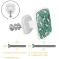 thumbnail image 2 of 4 Pieces Set Drawer Pulls Handle Square Wardrobe Cabinet Knobs with Stainless Steel Screws Furniture Kitchen Decor, 2 of 5