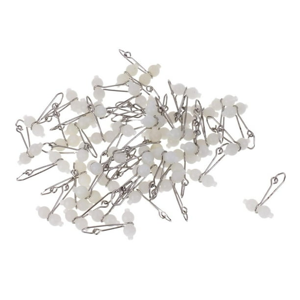 50pcs Anillos Swivel Giratorio Intermitente Rotación Flexible Fuerte Pesca Pesquero Accesorio L
