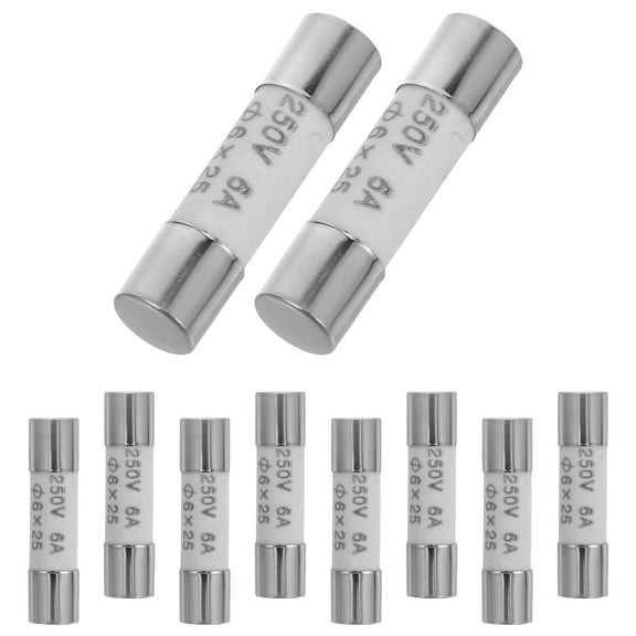 Supvox 10Pcs Multimeter Fuse 6 Amp 250 Volt Reliable Digital Meter Protection