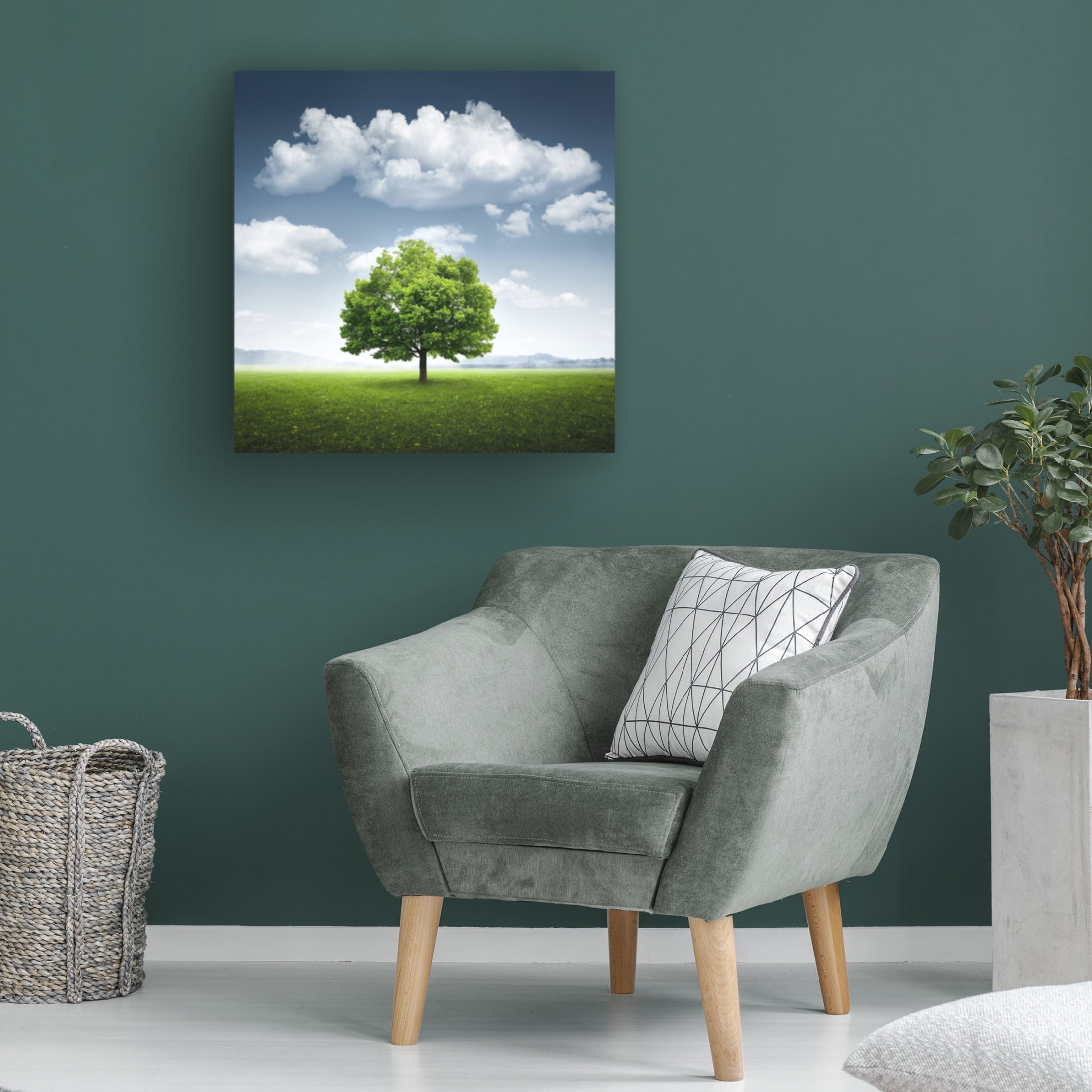 Trademark Fine Art Bess Hamiti Lone Tree Canvas Wall Art