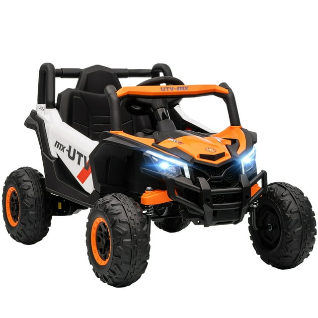 Qaba 12V Kids Ride On Car with Remote Control, for Aged 3-5 Years, Orange
