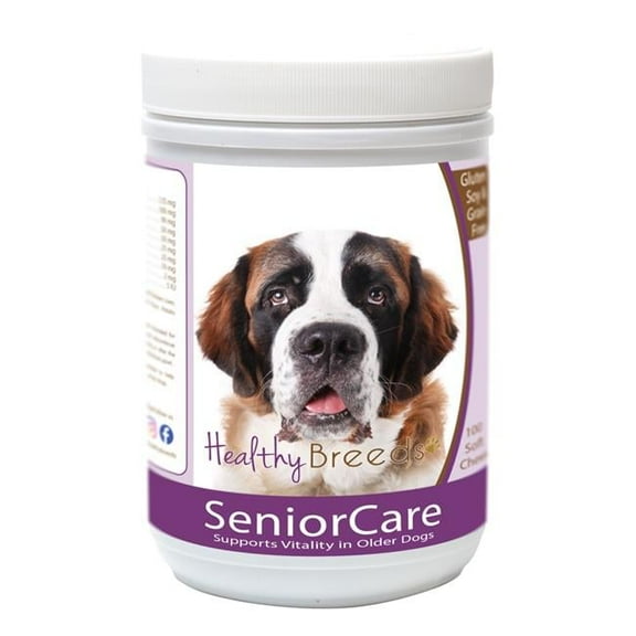 Healthy Breeds 840235163510 Saint Bernard Senior Dog Care Soft Chews