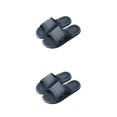 thumbnail image 3 of Qarigey Zapatilla de baño de PVC para secado rápido y antideslizante, zapatillas de ducha, zapatillas antideslizantes, gris oscuro Gris oscuro 2Conjunto, 3 of 6