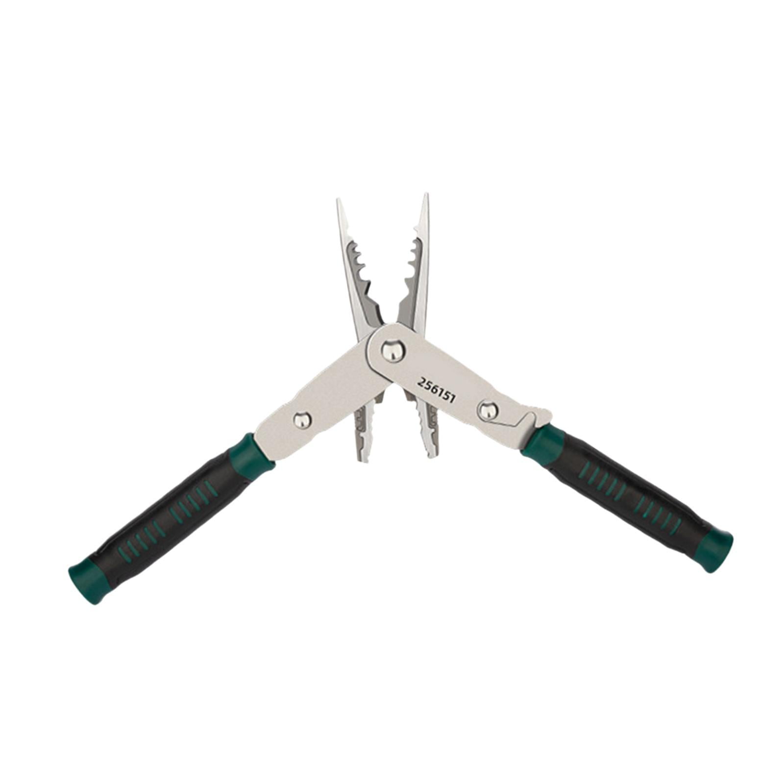 Fzaqwen Wire Stripper, Multifunctional, Professional, Double-headed, Malleable, Wire Cutter, Electrician's Pliers, Carbon Steel, 8 Inches