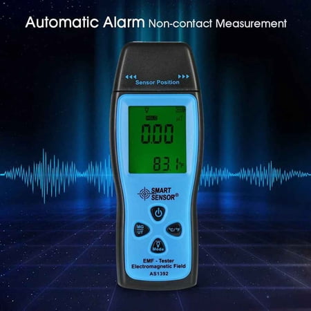 SMART SENSOR AS1392 Handheld Electromagnetic Radiation Detector Digital LCD EMF Meter 0-2000mG Dosimeter Tester