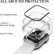 thumbnail image 3 of for Apple Watch Case 44mm Series 6/5/4/SE with Tempered Glass Screen Protector, Double Bling Case Crystal Diamonds Rhinestone Bumper Overall Hard PC Slim Protective Cover For iWatch 44mm, Clear, 3 of 5