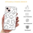 thumbnail image 2 of Yoga Cats Case for iPhone 13 Mini,Aesthetic Art Design TPU Shock-proof Cover Case, 2 of 4
